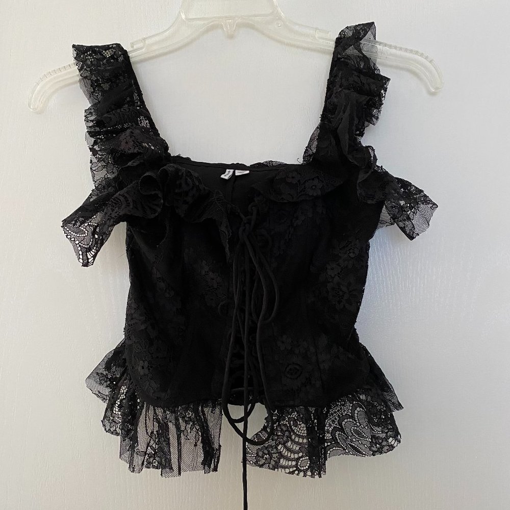 grlfrnd revolve lace bustier